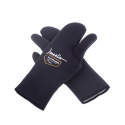 Перчатки трехпалые Marlin Nord Ultraglide Black 7 мм