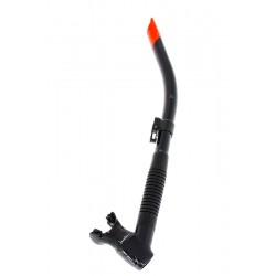 Трубка Marlin Flash Black/orange прямая гофра